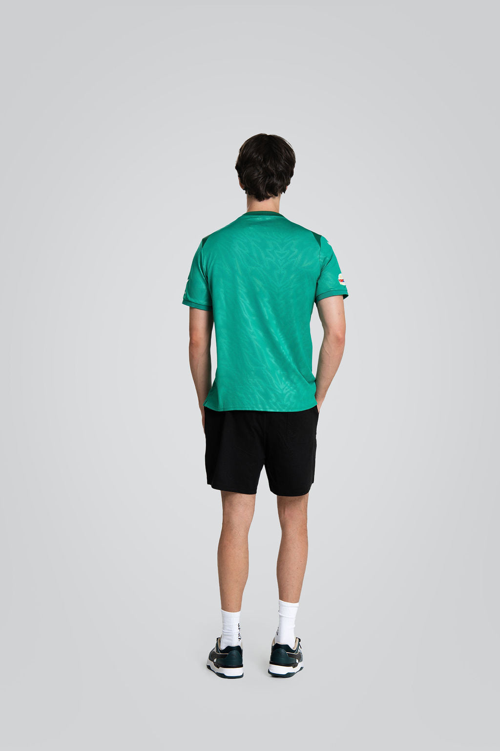 Green football jersey-3