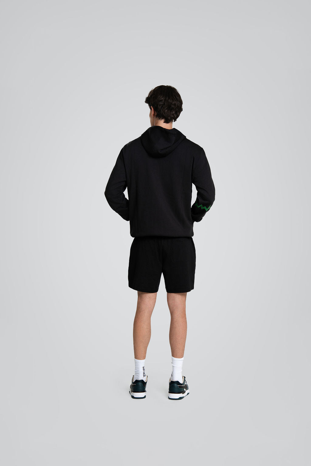 Black casual shorts "Skydelis"-3