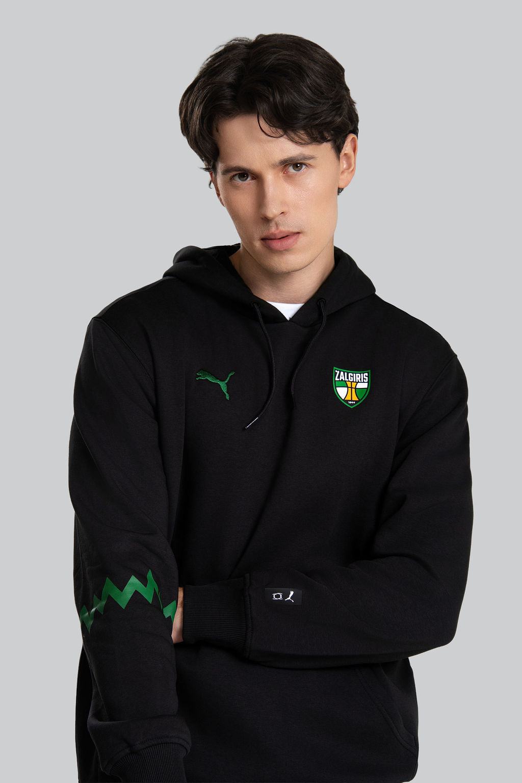 Black Hoodie "Žalgiris Hoops"-3