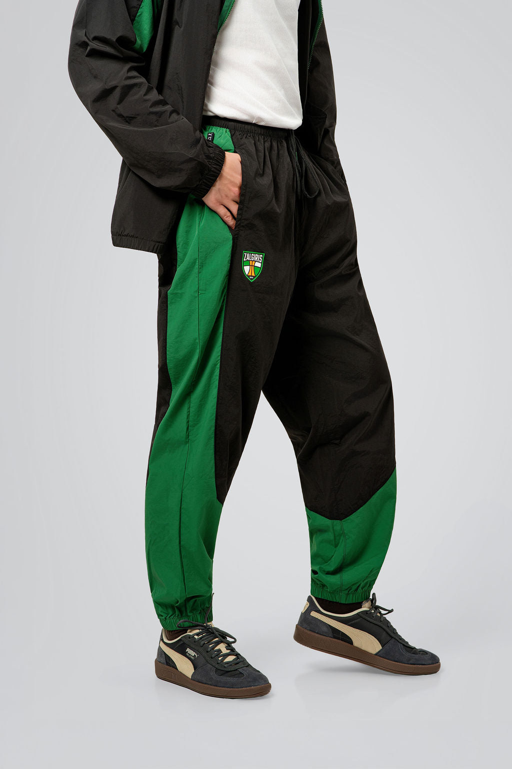 PUMA Tech juodos kelnės