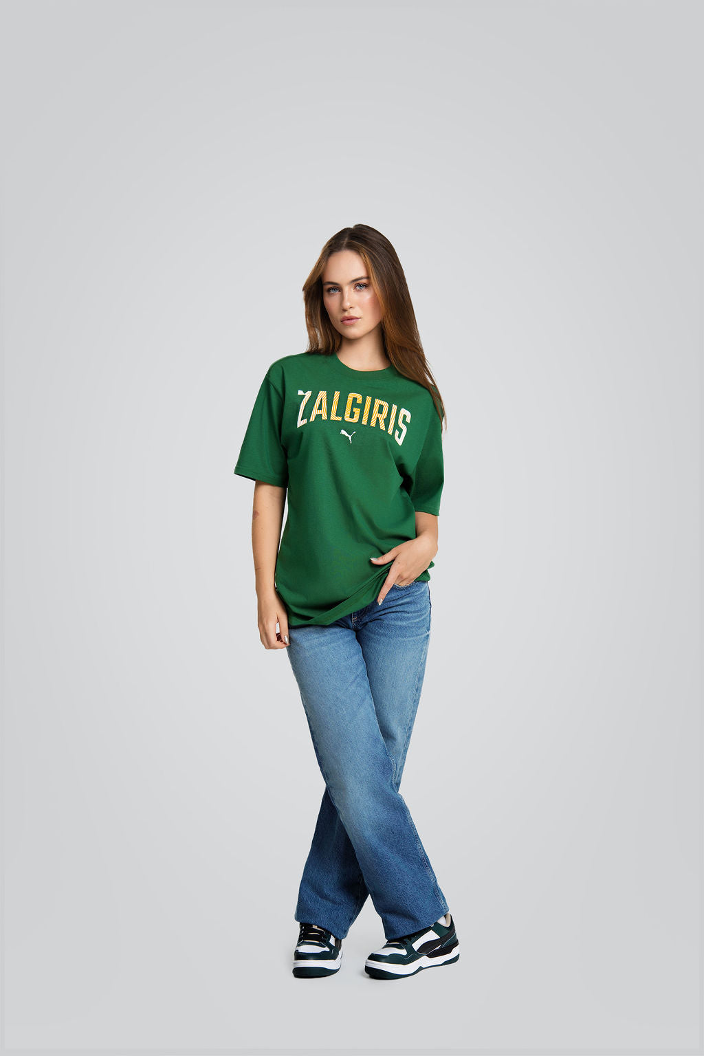 Puma Green Minimal T-Shirt