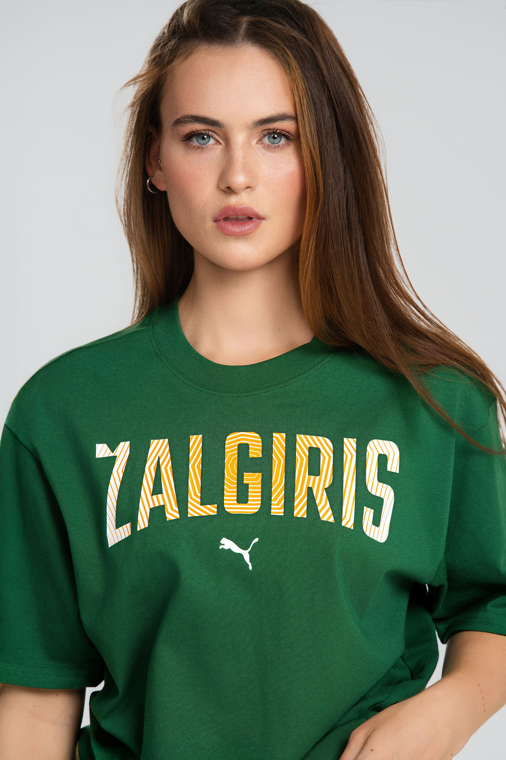 Puma Green Minimal T-Shirt-2