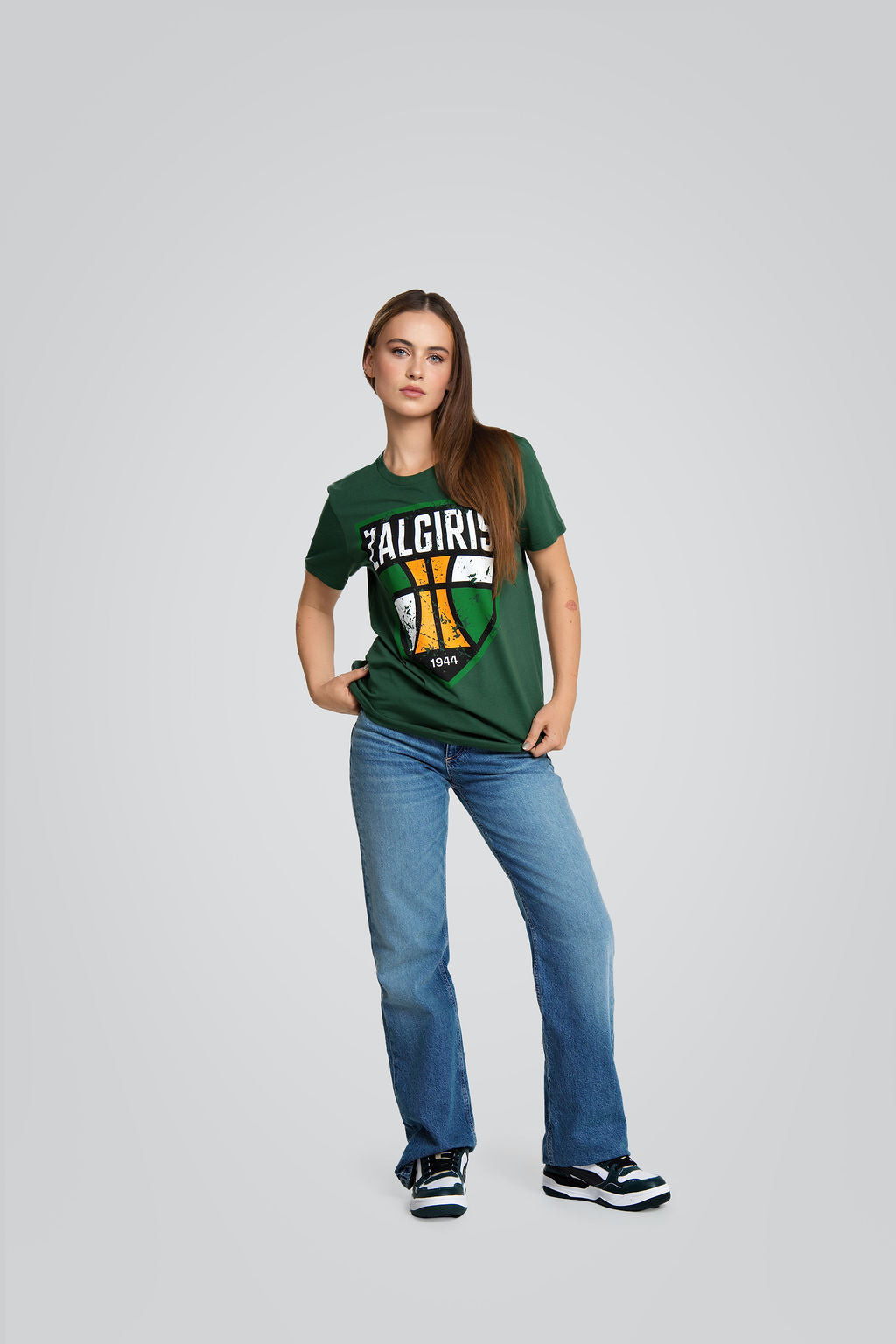 Dark green t-shirt "Shield"-3
