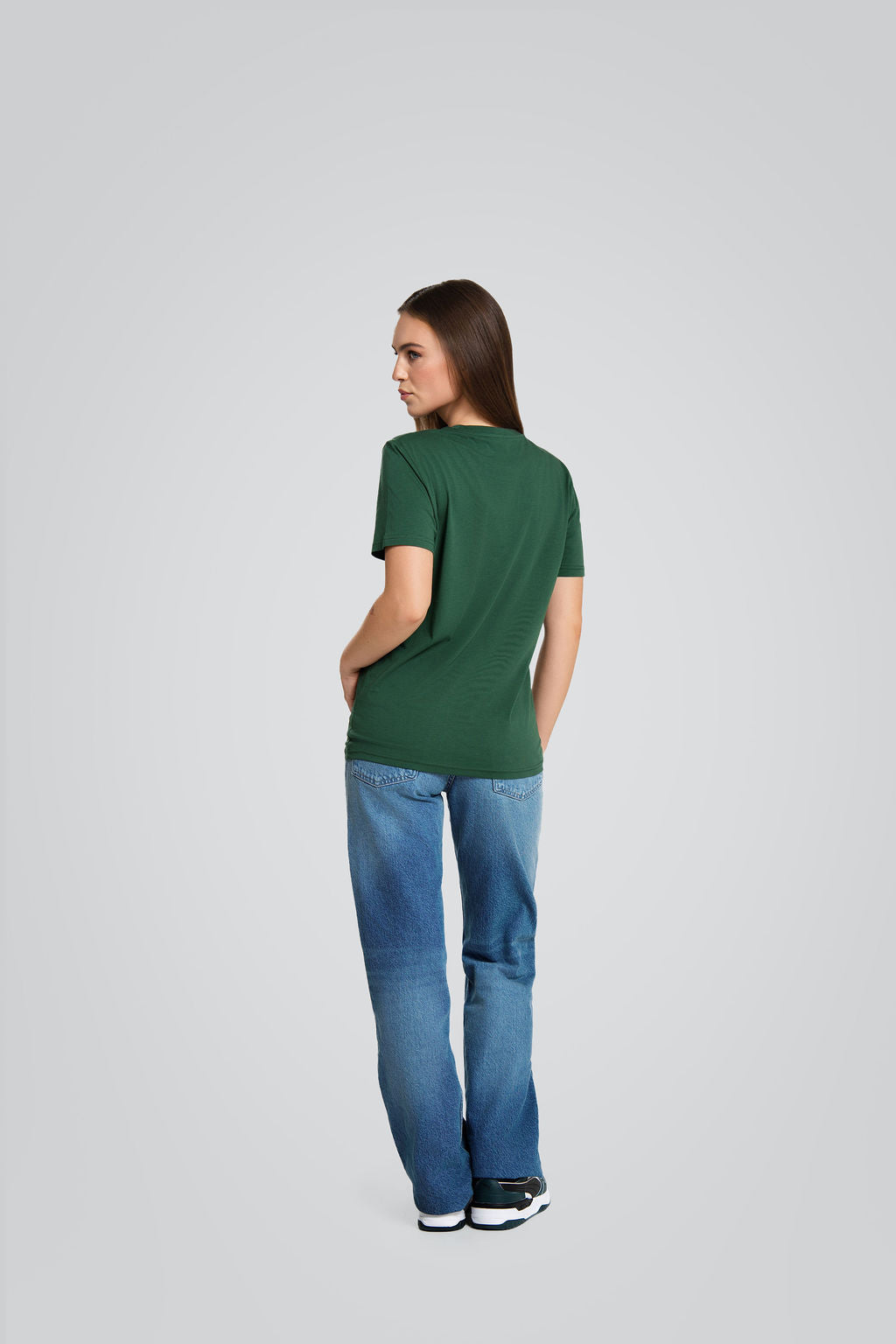 Dark green t-shirt "Shield"-4