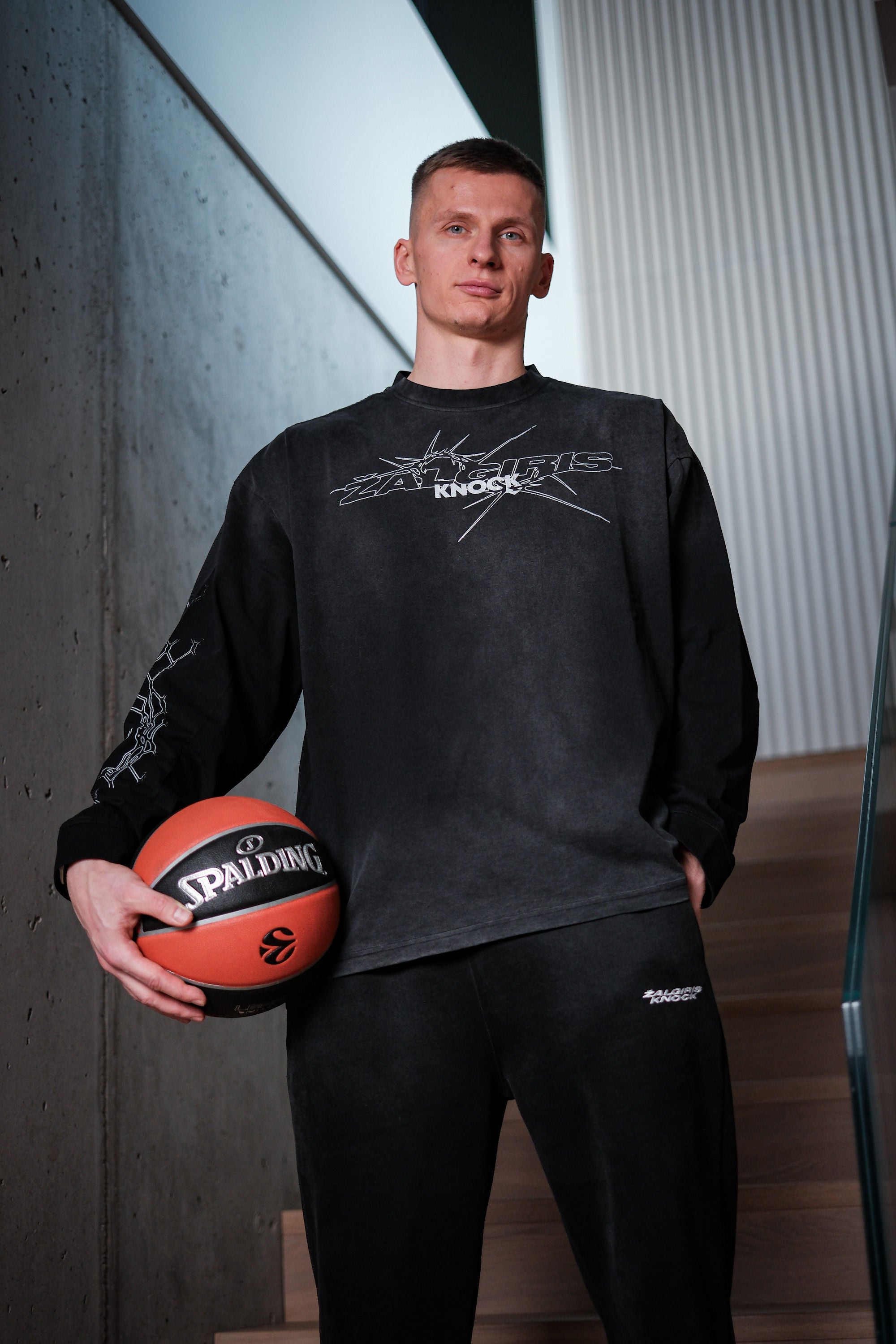 Fight as one "Žalgiris x Knock" long-sleeved t-shirt