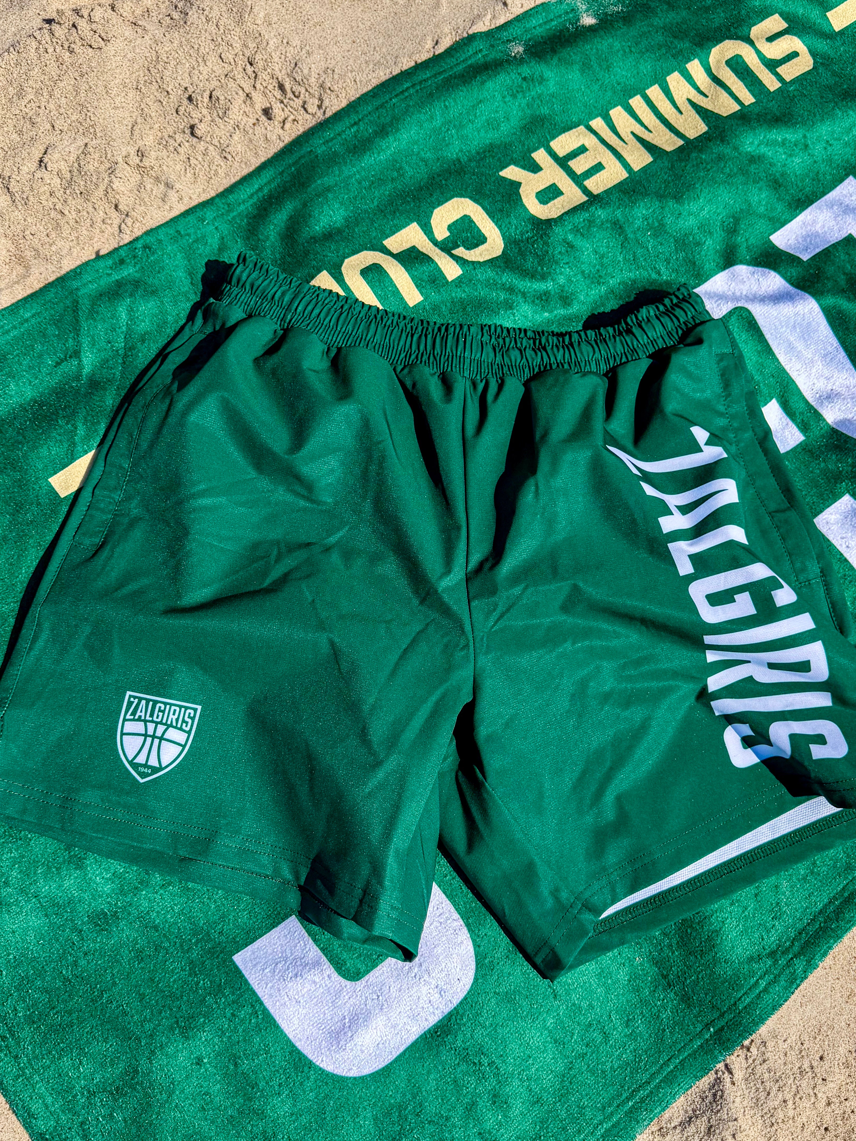 Žali maudymosi šortai „Summer Club“-1