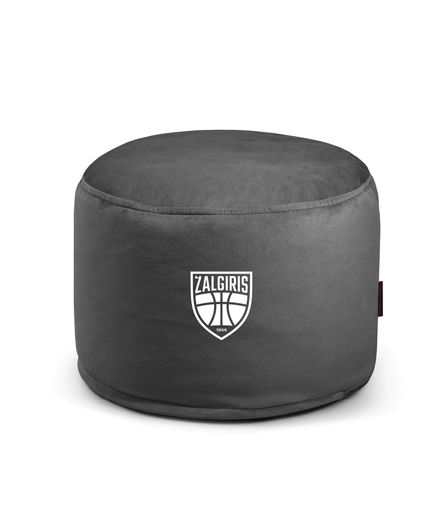 Dark gray velvet bean bag Mini