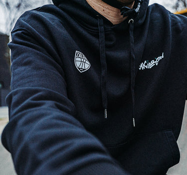 „Žalgiris x Akieron“ Oversized Hoodie Black