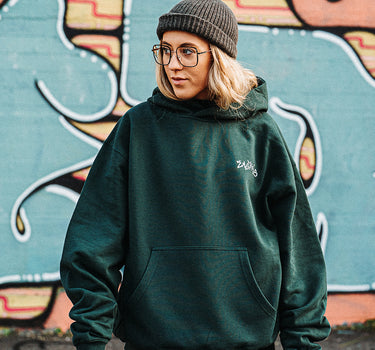 „Žalgiris x Akieron“ Oversized Hoodie Green