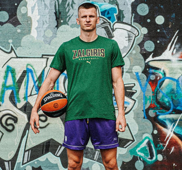 Žali marškinėliai „Žalgiris Basketball“