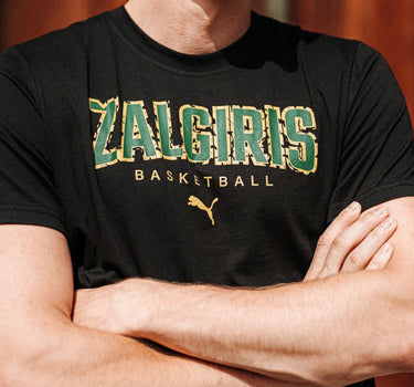 Juodi marškinėliai „Žalgiris Basketball“