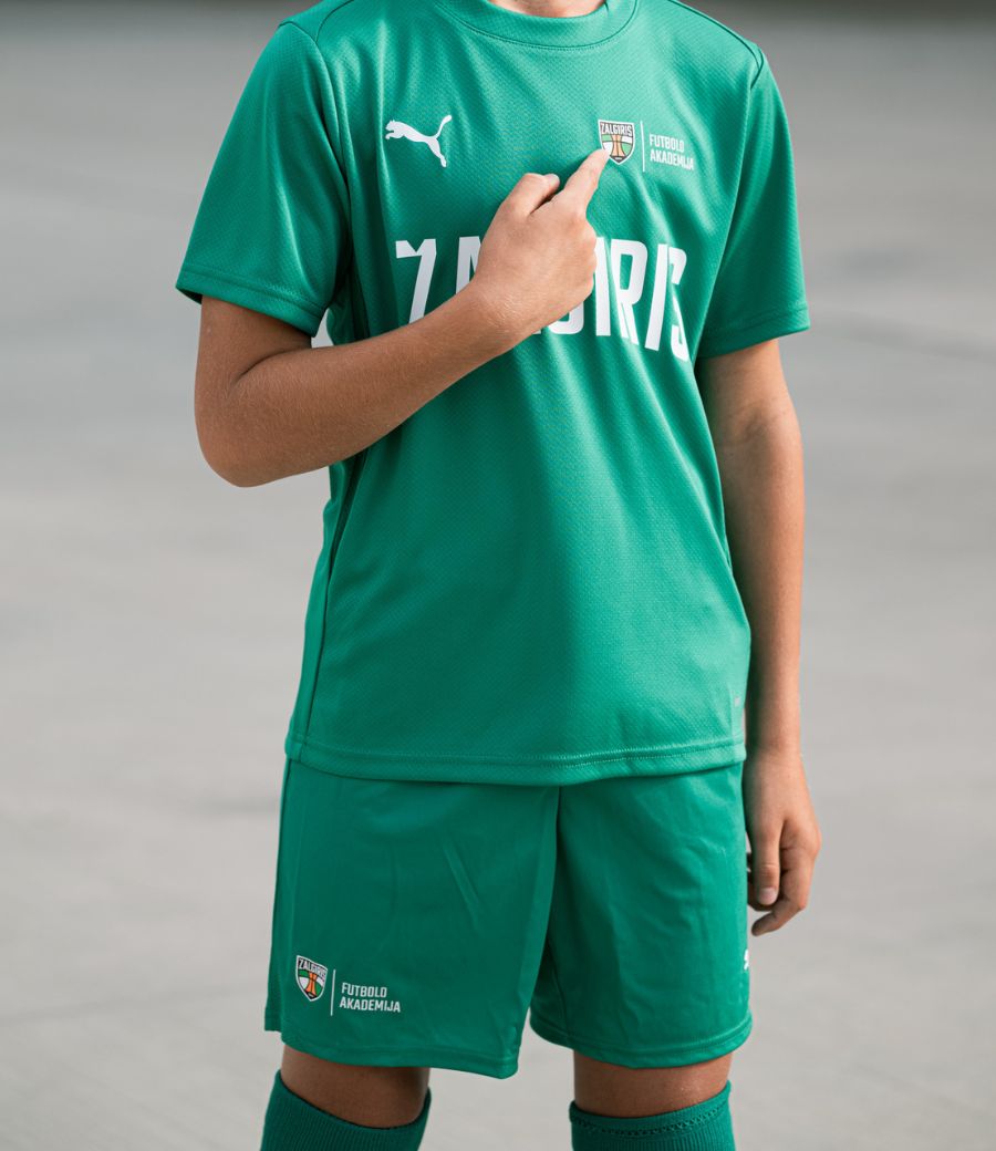 Green Football Academy shorts-2