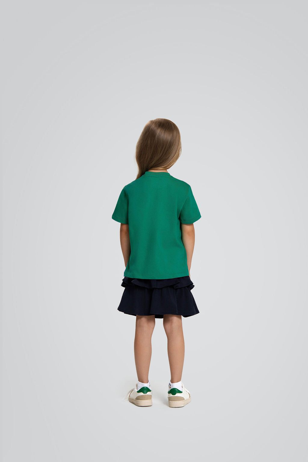 Kids' t-shirt with shield (green)-3