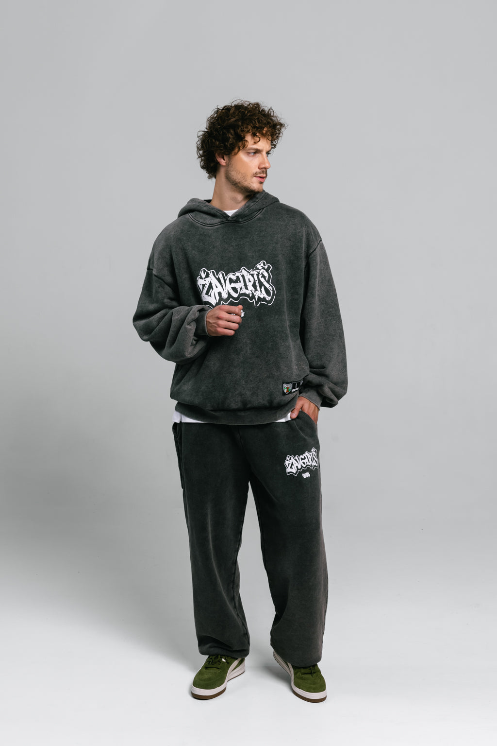 Stonewash Žalgiris x Maison Beast kelnės-5