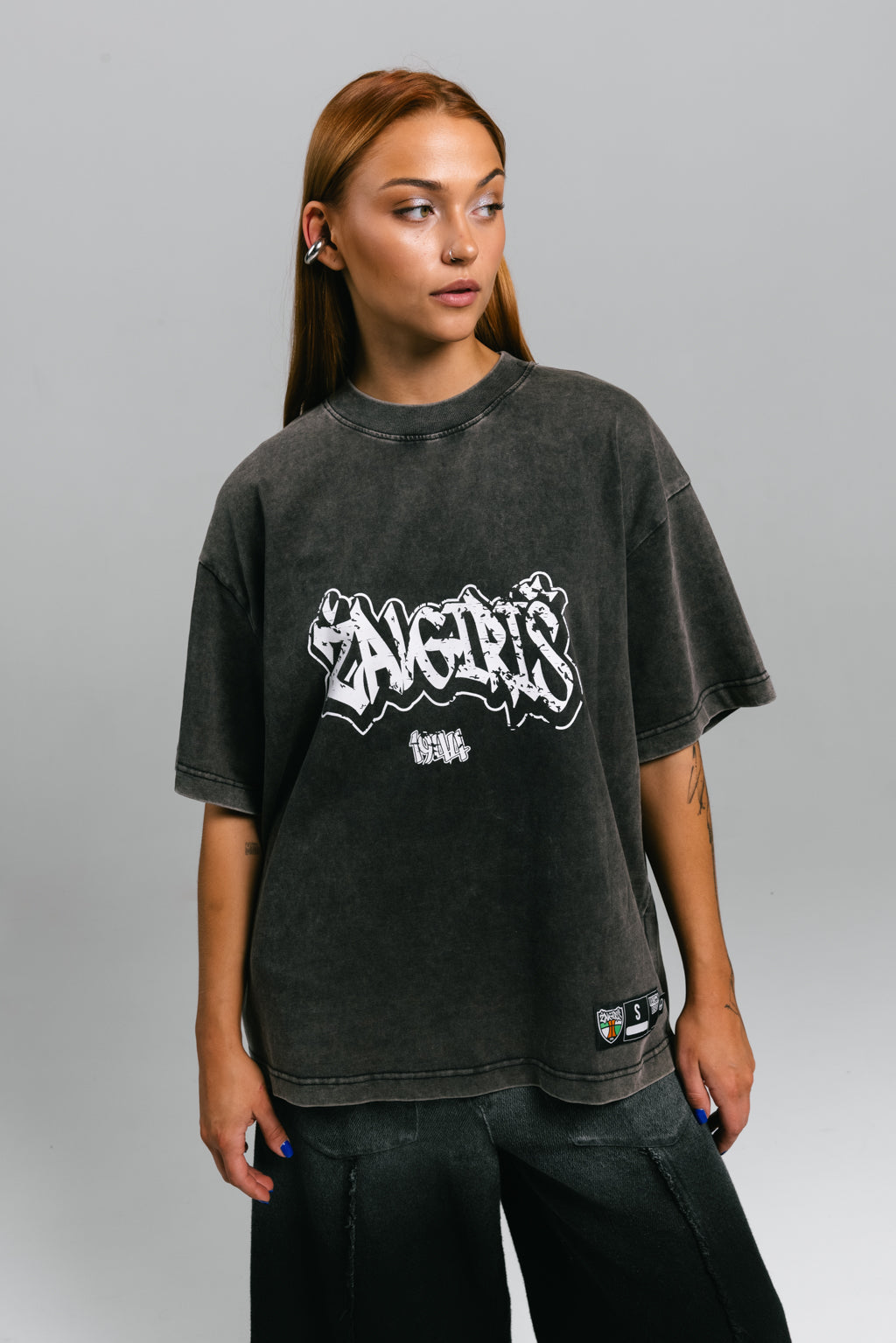 Stonewash tee „Žalgiris x Maison Beast“-2
