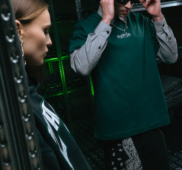 Basic's Green Tee „Žalgiris x Akieron“
