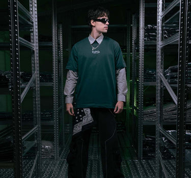 Basic's Green Tee „Žalgiris x Akieron“