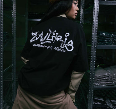 Basic's Black Tee „Žalgiris x Akieron“