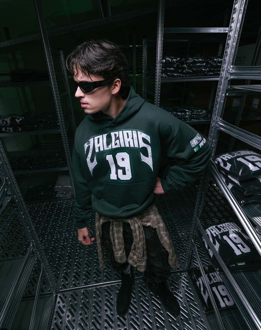 Aggressive Green Hoodie „Žalgiris x Akieron“