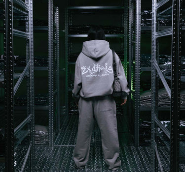 Basic's Grey Hoodie „Žalgiris x Akieron“