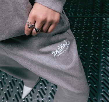 Grey Straight Leg pants „Žalgiris x Akieron“