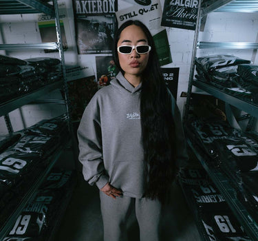 Basic's Grey Hoodie „Žalgiris x Akieron“