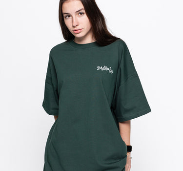 „Žalgiris x Akieron“ Oversized Tee Green
