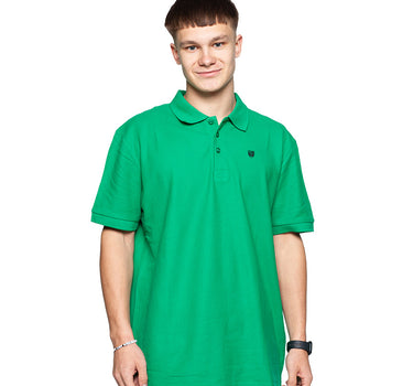 Žali polo marškinėliai „Minimal skydas“
