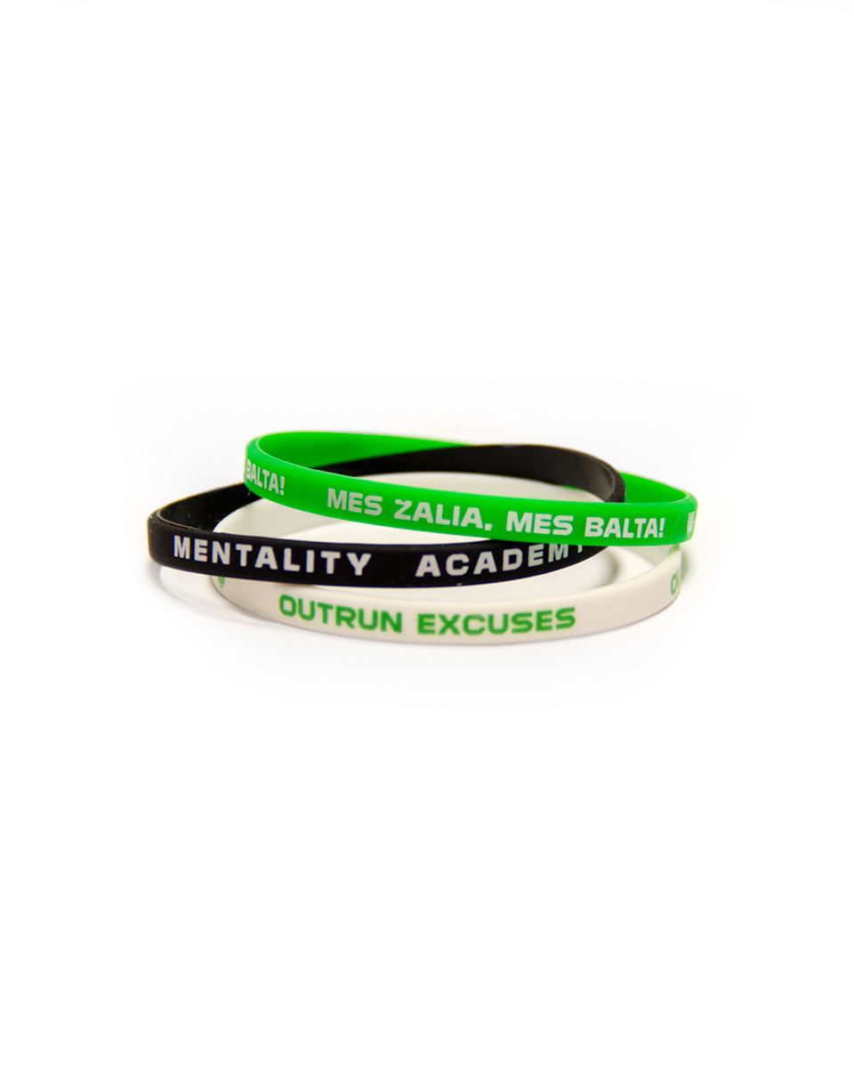 Set of three bracelets