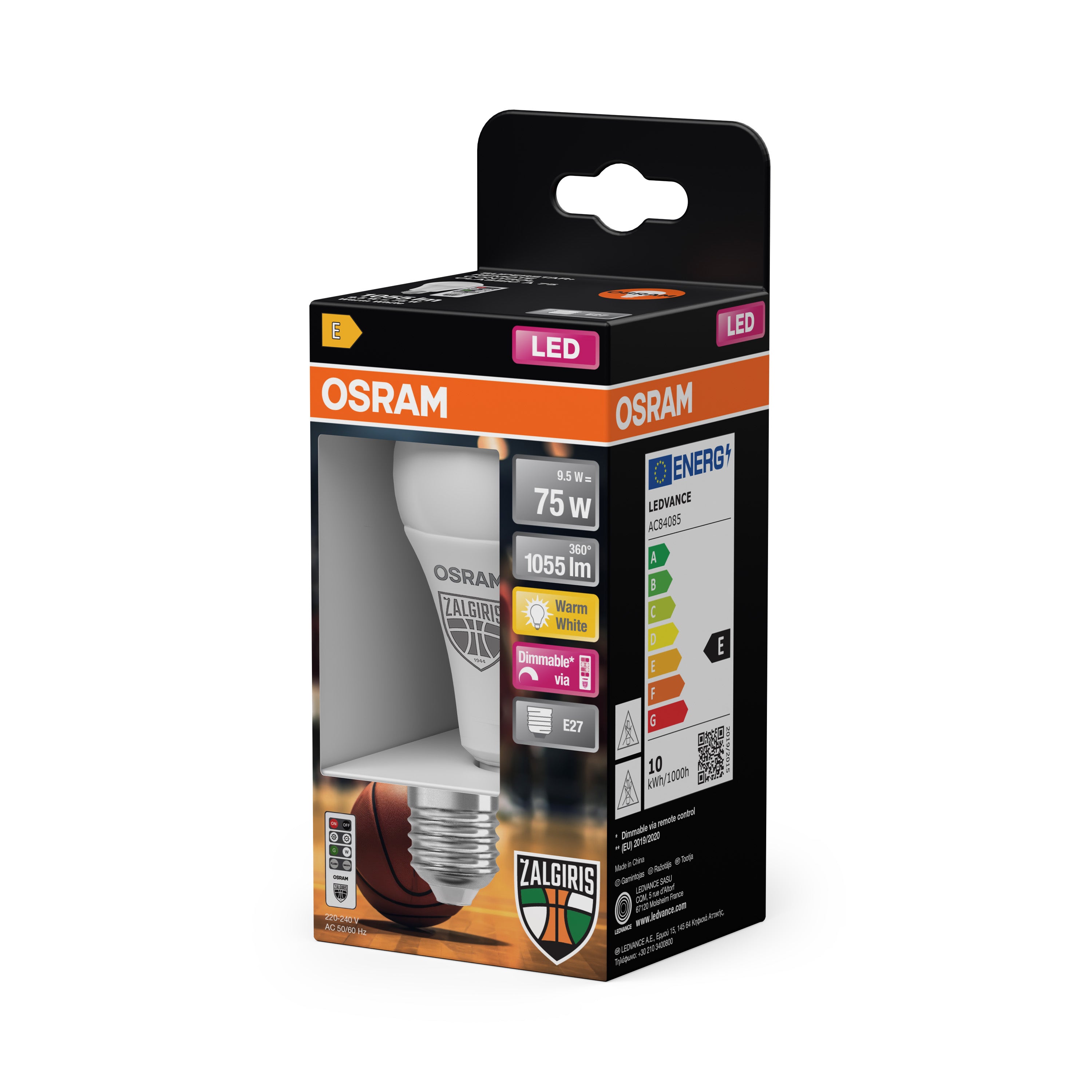 OSRAM ŽALGIRIS light bulb-5