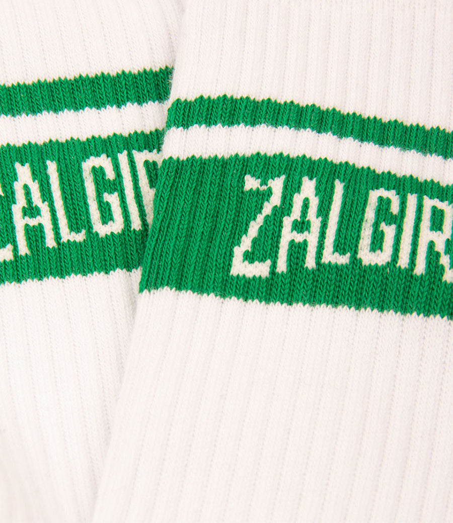 White chunky socks "Minimal"-5
