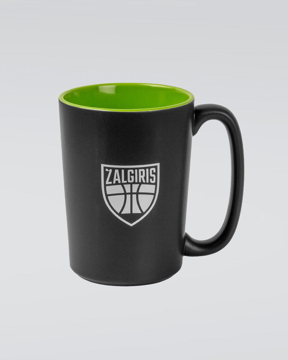 Black mug "Žalgiris"