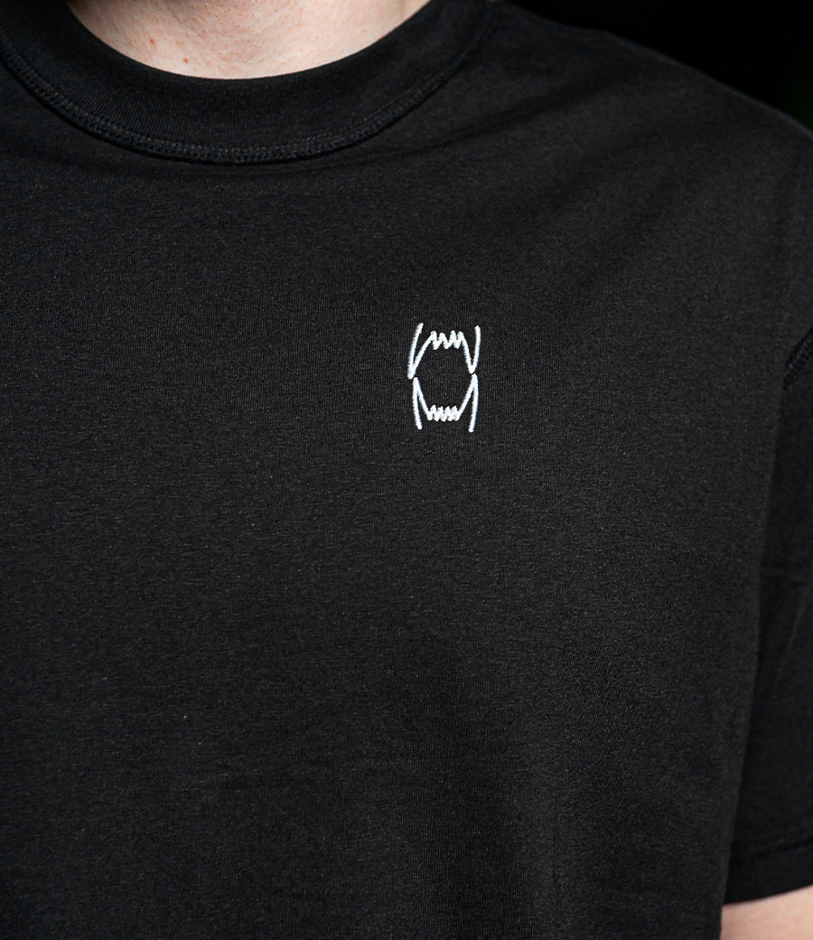 Black Crewneck T-Shirt-2