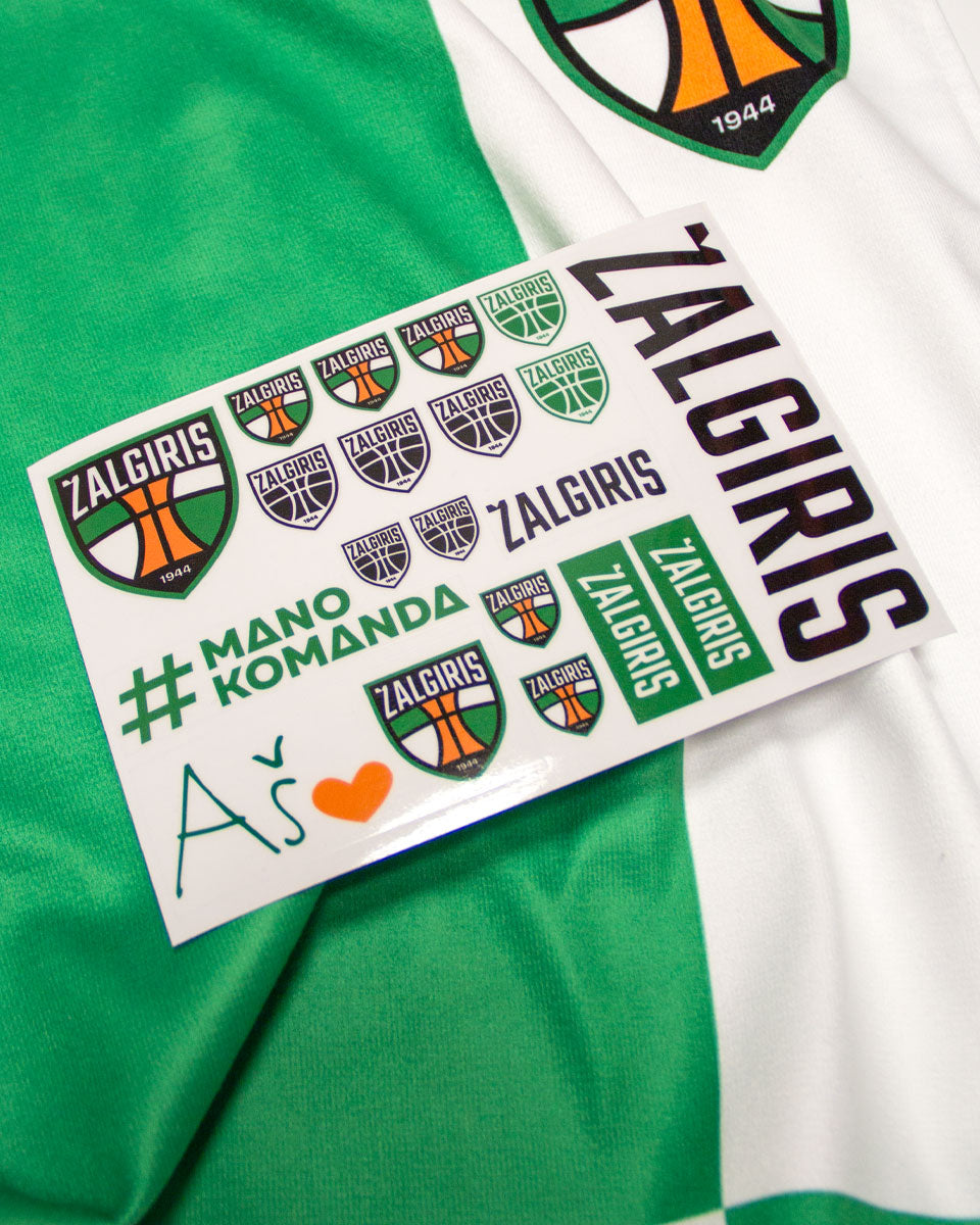 Sticker set "Žalgiris"-1