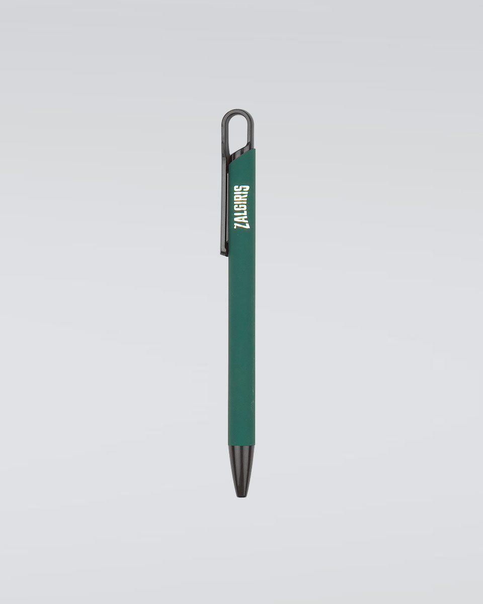 Green metal pen "Žalgiris"-2