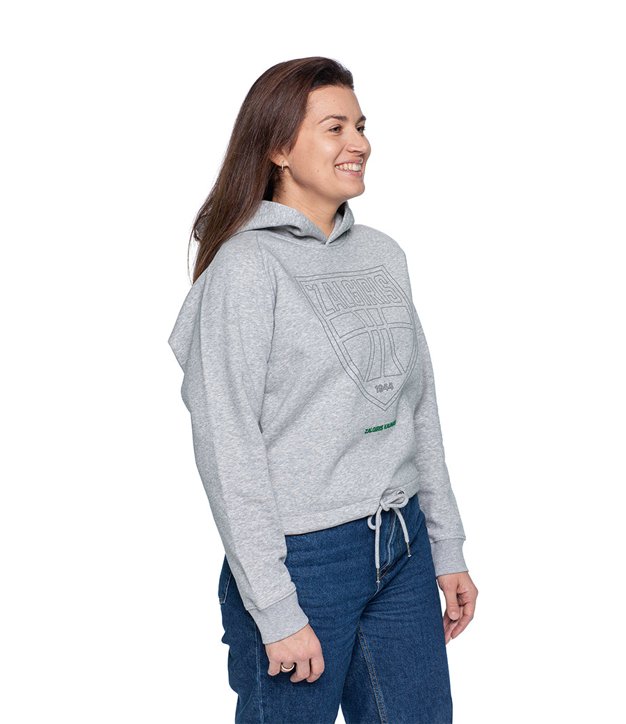 Women's grey sweatshirt "Skydas 3D"-2
