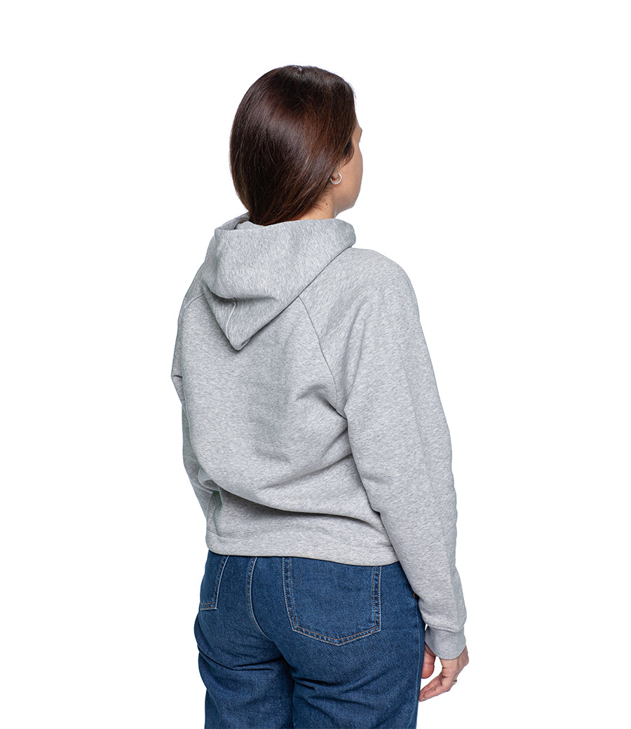 Women's grey sweatshirt "Skydas 3D"-3