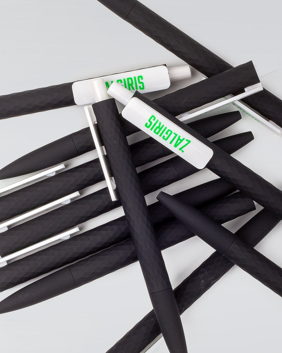 Plastic "Žalgiris" pen (black)-2