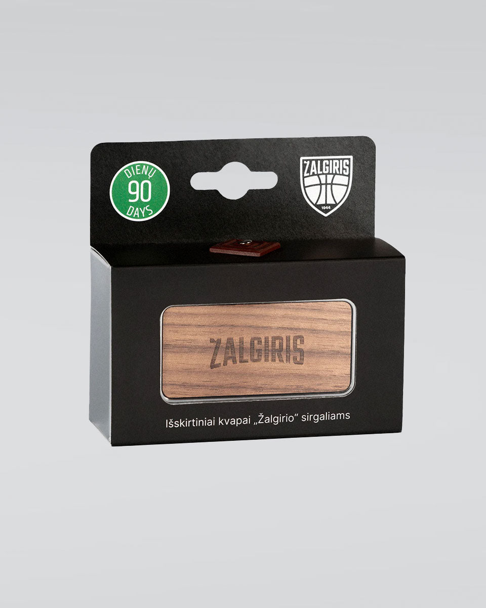 Classic leather design car air freshener ŽALGIRIS