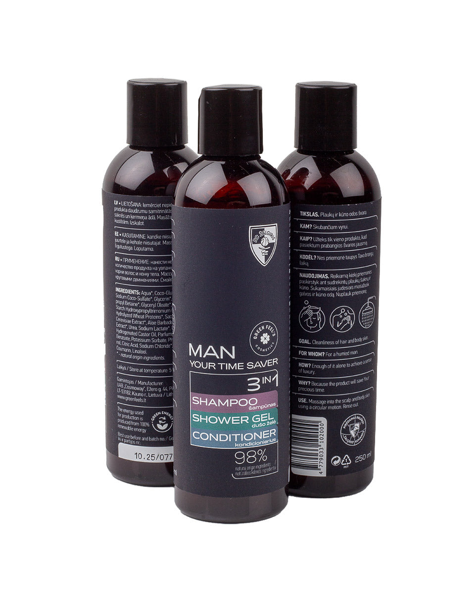 3IN1 Shampoo, Shower Gel and Conditioner "Žalgiris"-2
