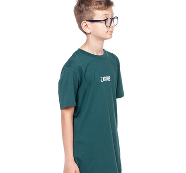 Tamsiai žali vaikiški marškinėliai „Minimal“