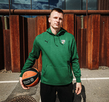 Žalias džemperis „Žalgiris Hoops“